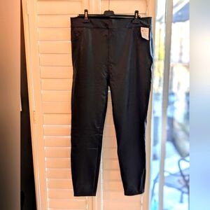 NWT Spanx Leather Like Ankle Skinny Pant - Tall - 2X